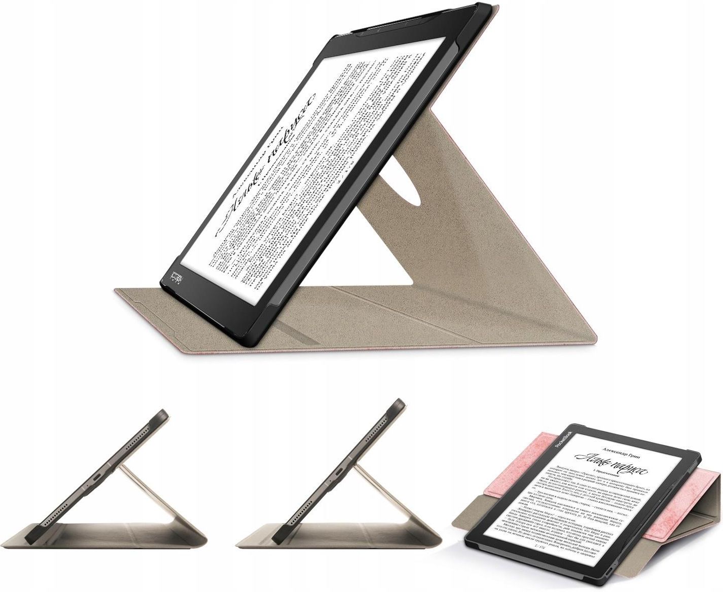 Custodia Smart Folio In Pelle PU Per PocketBook InkPad Lite PB970 – Con Supporto E Standby Magnetico