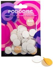 Wymienne pilniki do dysku pedicure Pododisc, S, biae, 320 grit, 50 szt. - Staleks Pro 50 szt.