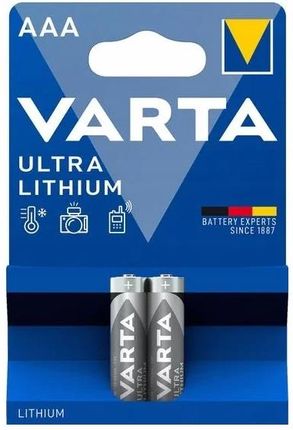 Varta , Ultra Lithium Micro Aaa Bateria, 2 Sztuki