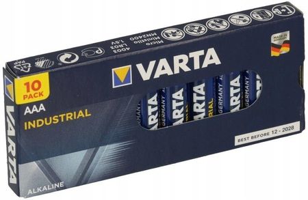 Varta Baterie Industrial Germany Lr3 R3 Aaa X10