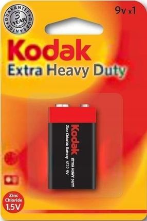 Kodak Bateria Cynkowo-Węglowa K9Vhz (R9), Blister