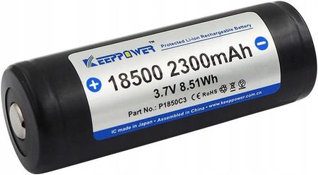 Keeppower Akumulator Keppower 18500 2300 Mah 3,6-3,7V (Pcb)