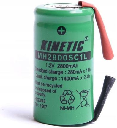 Kinetic Akumulator 1,2V 2800Ma Nimh Do Lutowania