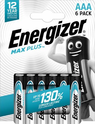 Energizer Baterie Alkaliczne Max Plus Aaa 6 Szt.