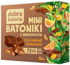 Zdjęcie Dobra Kaloria Mini Batoniki Z Nerkowców A`La Piernik Korzenny Bez Dodatku Cukru 6szt 102g - Rabka-Zdrój