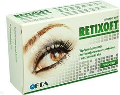 Retixoft 30 kapsułek - Suplementy na wzrok i słuch