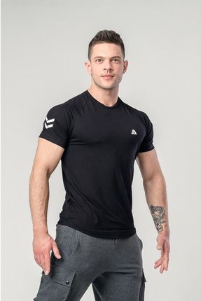 DEADLIFT T-shirt męski na siłownię slim fit Deadlift ELITE Czarny