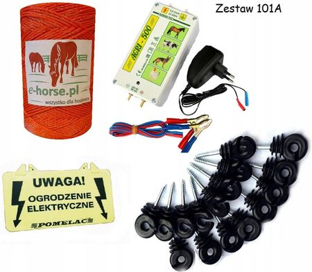 Zestaw kompletny pastuch elektryczny dla psa 101A