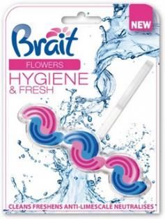 Brait Kostka Wc Hygiene Flowers 2 Fazowa 45G