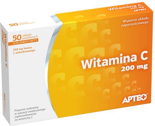 Witamina C 200mg 50 Tabletek