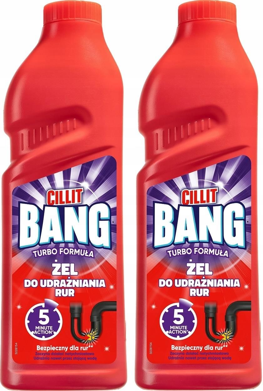 Cillit Bang Żel Do Udrażniania Rur Turbo Formuła2L - Opinie i ...