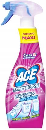 Ace Spray 750Ml Pianka Z Wybielaczem Odtłuszczacz