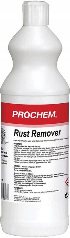 Pro Chem Płyn Do Dywan I Tapicerki Prochem Rust Remover 1L