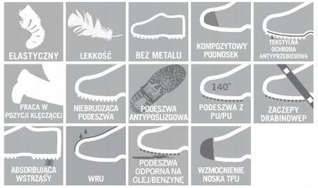 Buty robocze ochronne Mascot Energy skóra 100% - zdjęcie 4