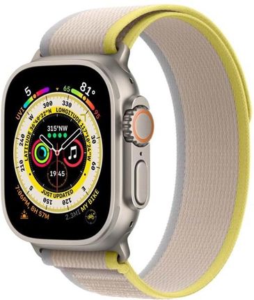 Apple Watch Ultra GPS Cellular 49mm Titanium Yellow/Beige (Mqfu3Dha)