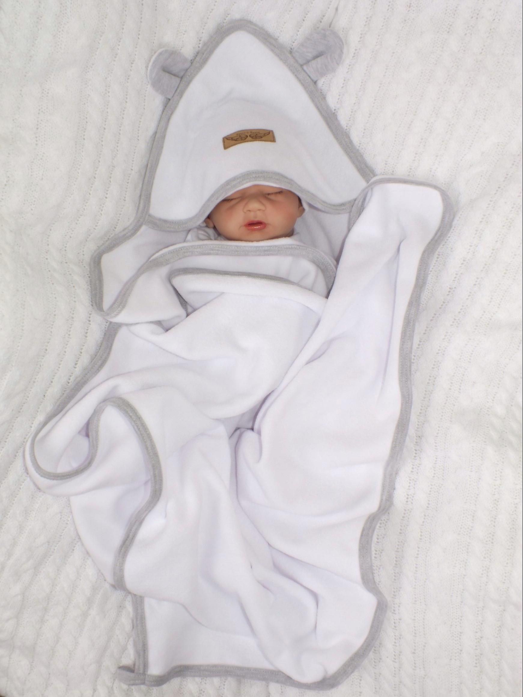 Duży Ręcznik Kąpielowy Okrycie Z Kapturem 98X98Cm - Ceny i opinie