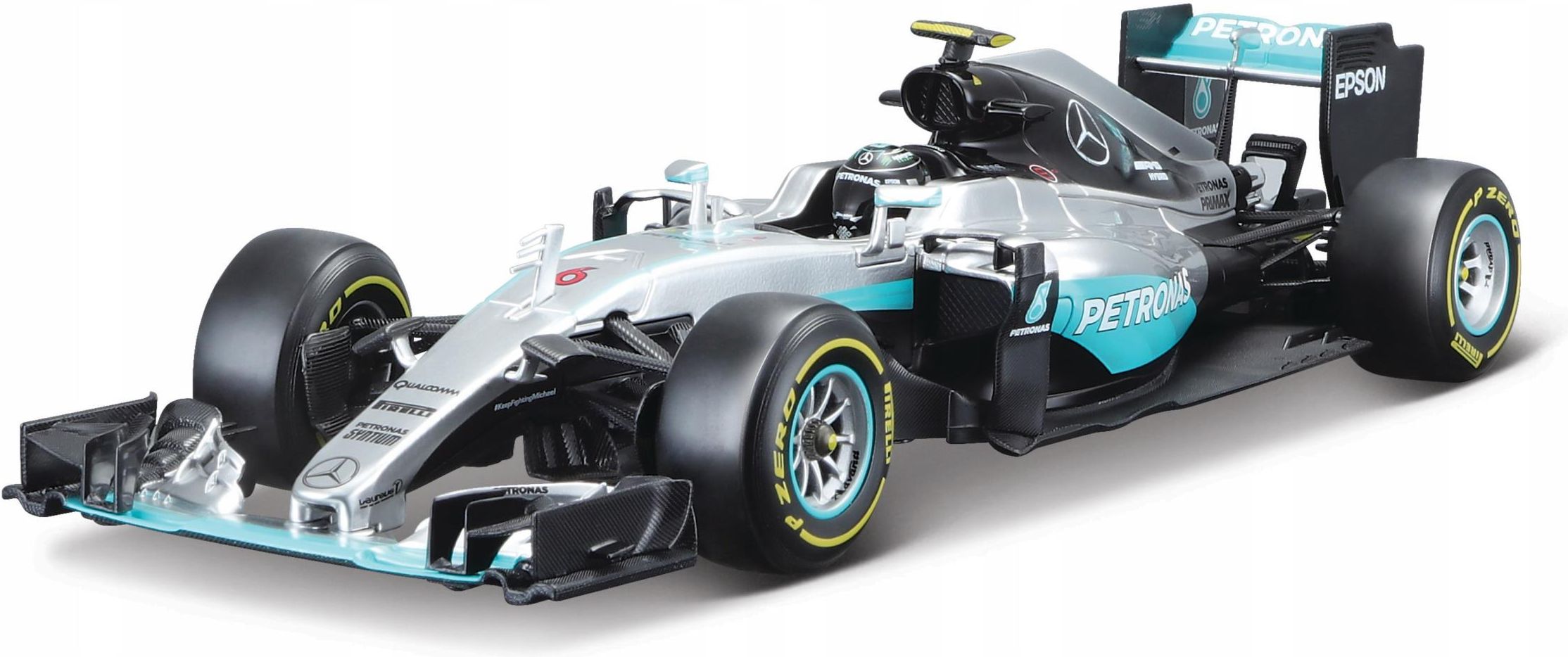 Bburago Bolid F1 Mercedes W07 Hybrid Rosberg 1:18 - Ceny i Bburago Bolid F1 Mercedes W07 Hybrid Rosberg 1:18 - Ceny i