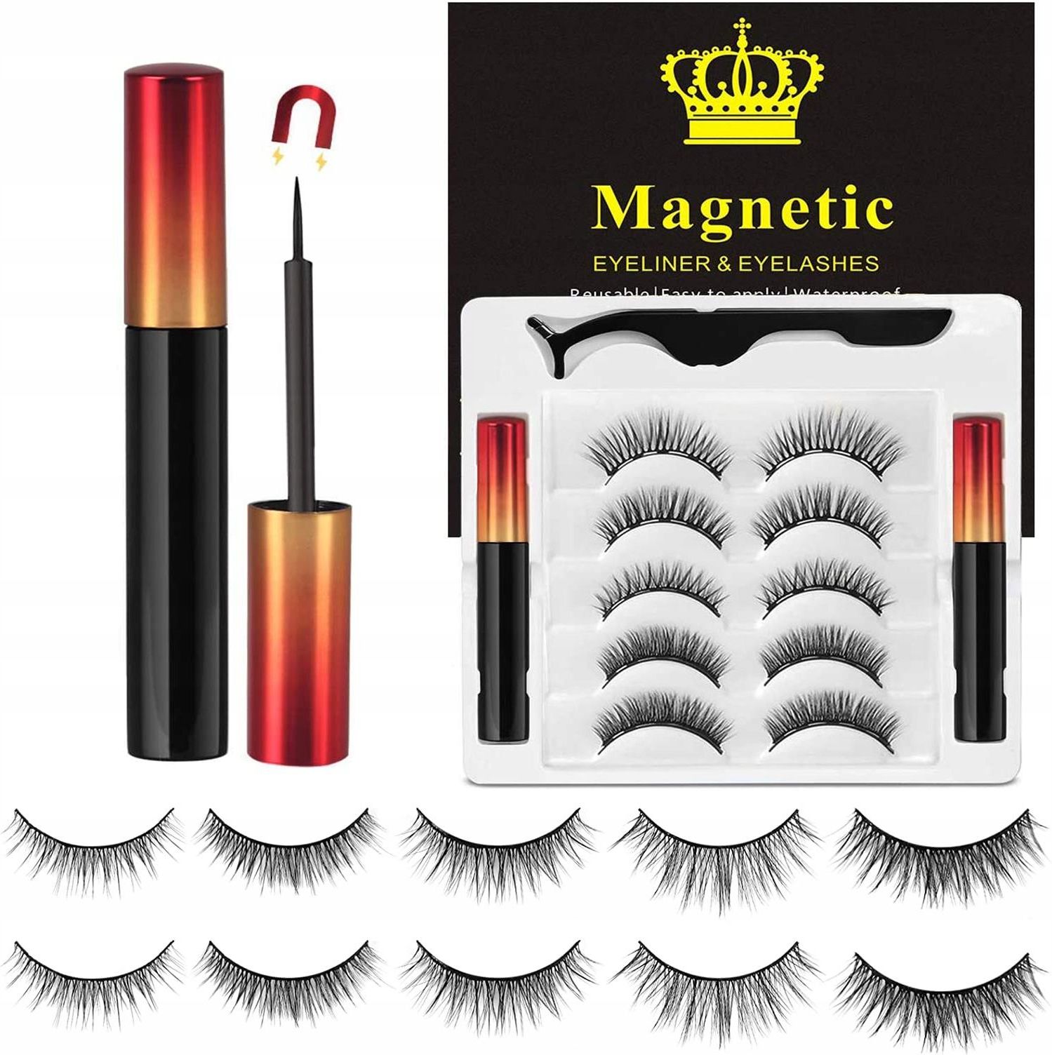 Zestaw 3d Rzęsy Magnetyczne X5 Pęseta Eyeliner Opinie I Ceny Na Ceneopl 5182