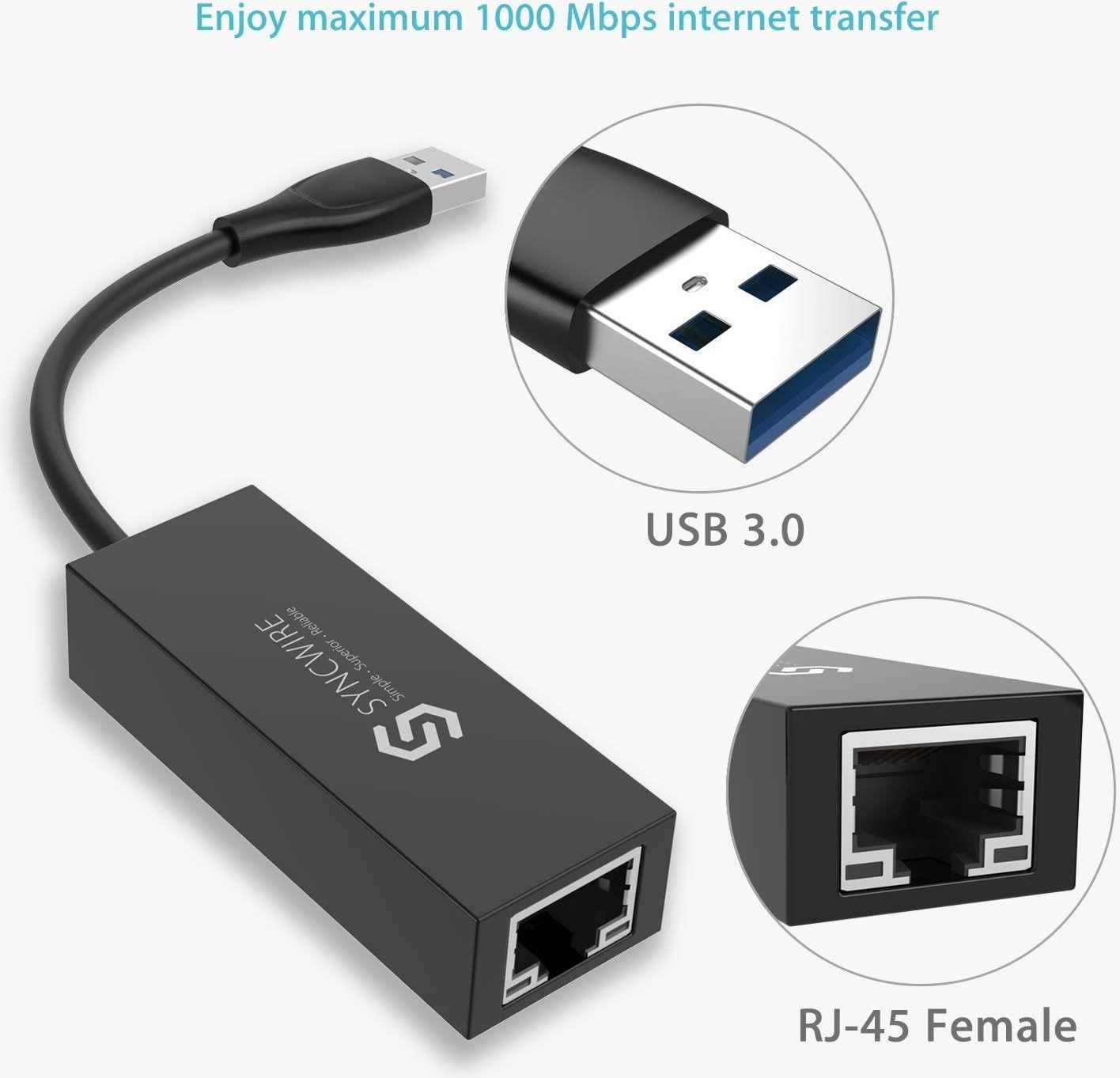 Syncwire Usb 3.0 na RJ45 Karta Ethernet Adapter - Opinie i ceny na Ceneo.pl