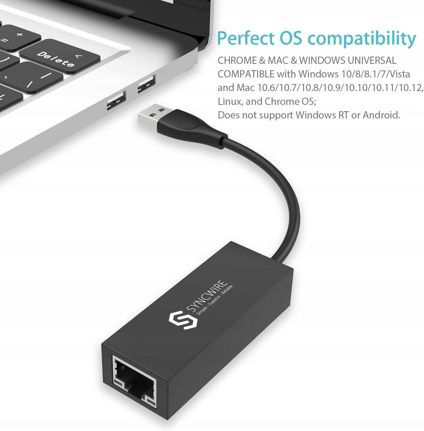 Syncwire Usb 3.0 na RJ45 Karta Ethernet Adapter - Opinie i ceny na Ceneo.pl