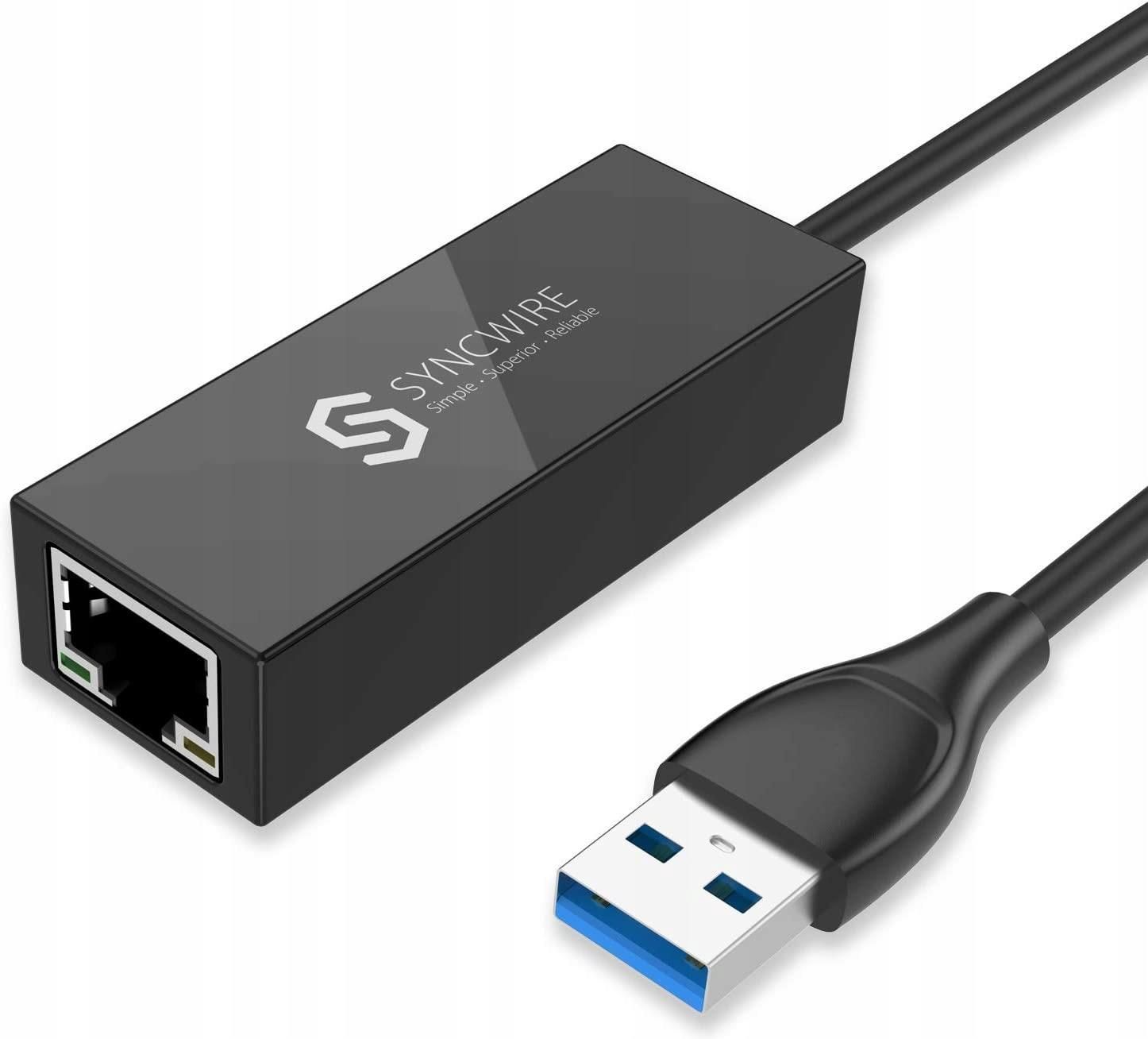 Syncwire Usb 3.0 na RJ45 Karta Ethernet Adapter - Opinie i ceny na Ceneo.pl