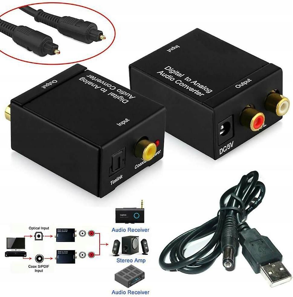 Analogue Digital To Audio Converter Optical - Opinie i ceny na Ceneo.pl