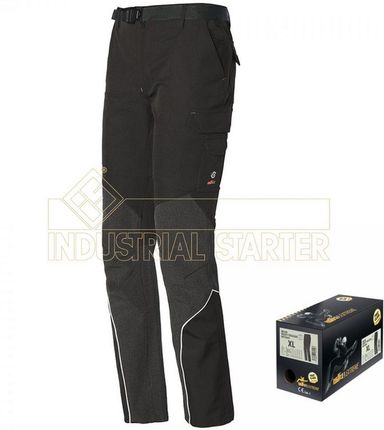 Industrial Starter Issa Heavy Extreme 8833B Softshellowe Spodnie Z Mikroflisu Membraną 2Xl