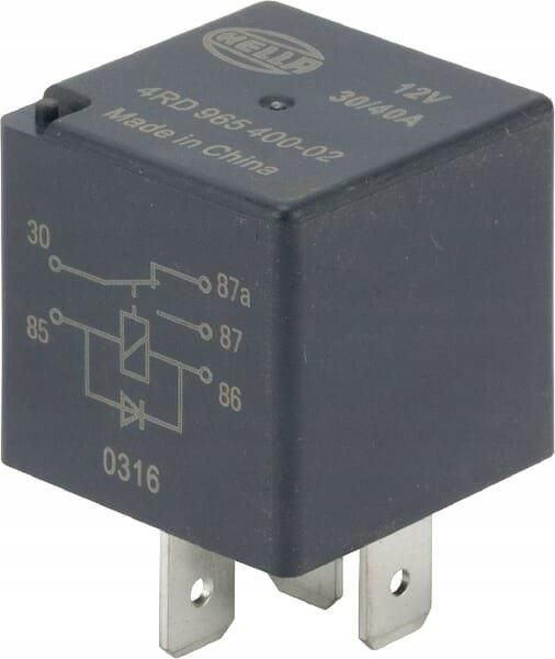 Hella Przekaźnik Prądu Roboczego 12V 4Rd965400027 4Rd 965 400027 ...