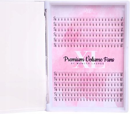 Rzęsy XL premium Volume Fans 5D - C; 11 mm