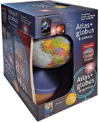 Pakiet edukacyjny Globus polityczny + Atlas geograficzny świata Demart