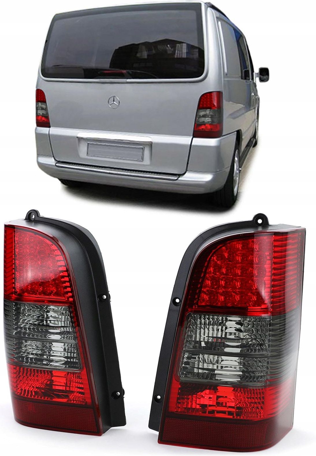 Lampa tylna Depo Lampy Tylne Led Mercedes Vito W638 9603 37502 - Opinie ...