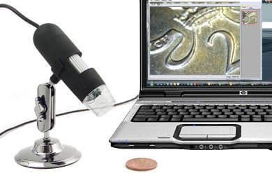 Mikroskop cyfrowy USB 8 LED 1000x