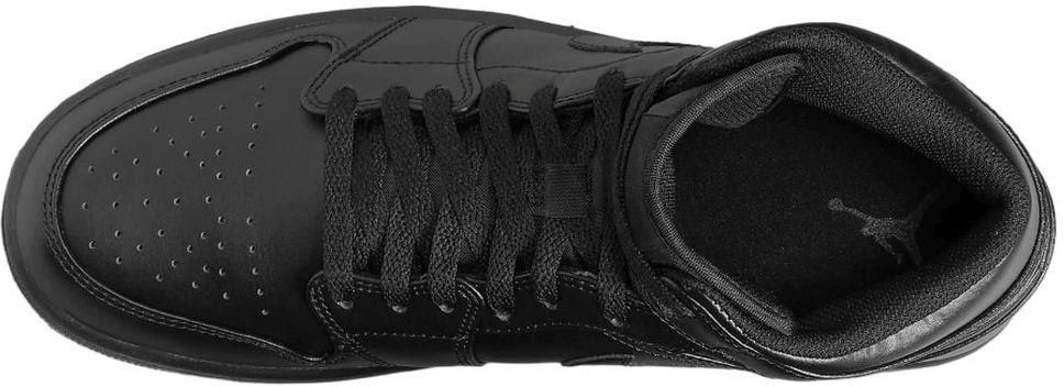 【Nike】Air Jordan 1 Mid 554724-093 AIR JORDAN 1 MID 554724-093 | kolor Czarny ▷ Męskie Buty w