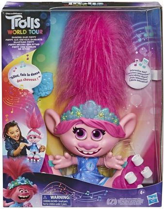 Hasbro Trolls Dreamworks World Tour Poppy Hair Dance E9459