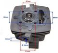 Wilmat Głowica Cylindra 250Cc 4T Cross Atv Loncin AY35244