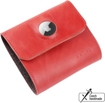 FIXED Cassic Wallet for AirTag - klasyczny portfel z miejscem na AirTag czerwony