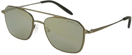 Lustro z brązu Michael Kors MK1086 12326G. efektowe okulary przeciwsłoneczne dla mężczyzn 57x18x145 mm