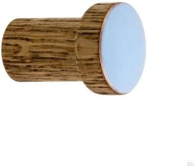 Dot Manufacture Wieszak Ścienny Simple Drewniany Emaliowany Jasny Niebieski Olej Przyciemniający (W_04Jnpo)