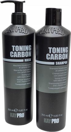 Kaypro Toning Carbon Zestaw Szampon I Maska 350Ml