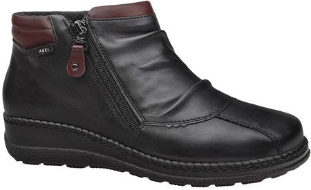 Botki AXEL Comfort 1725 H Czarne na 2-zamki Kosela Medic 9725 na Haluksy