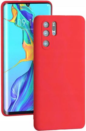 Smart-Tel Etui Czerwone Liquid Case Do Huawei P30 Pro