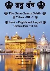 The Guru Granth Sahib (Volume - 5) - Bhullar Bhag
