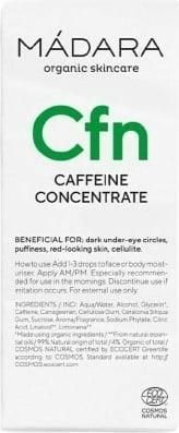 Mádara Organic Skincare Custom Actives Caffeine Concentrate 17,50 ml