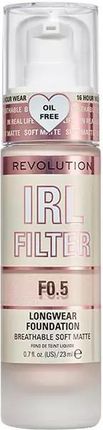 Makeup Revolution Irl Filter Długotrwały Podkład Do Twarzy F0.5 23 ml