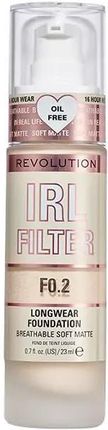 Makeup Revolution Irl Filter Długotrwały Podkład Do Twarzy F0.2 23 ml
