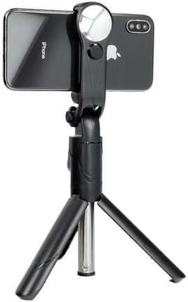 Uchwyt Selfie Tripod Z Lusterkiem + Pilot Bluetooth Sstr-11 Czarny