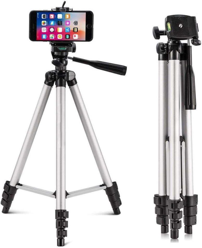 Statyw Tripod Alogy Lekki Z Pilotem I Torbą Uchwyt Na Smartfon, Telefon, Aparat Do Zdjęć 105Cm 4W1