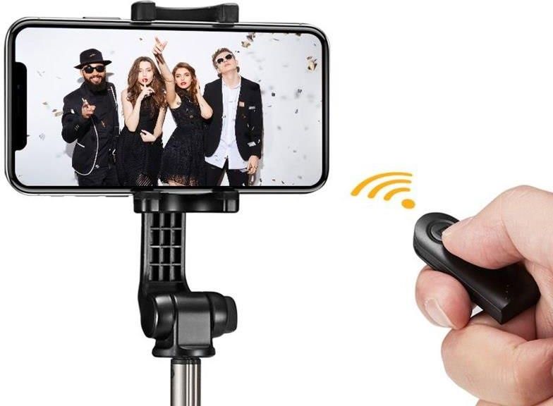 Uchwyt Spigen Wireless Selfie Stick Tripod Bluetooth S540W Black