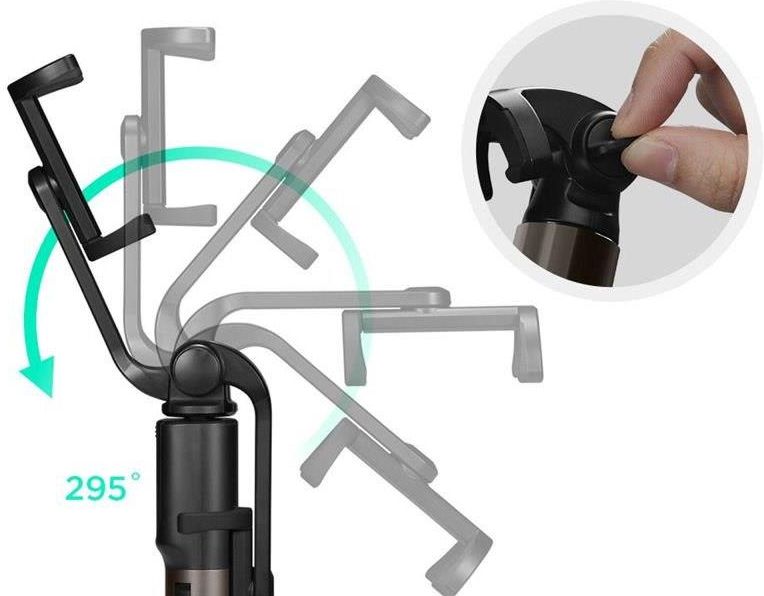 Uchwyt Spigen Wireless Selfie Stick Tripod Bluetooth S540W Black