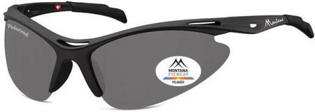 Sportowe Okulary Przeciwsłoneczne Z Polaryzacją Montana Sp301 Czarne